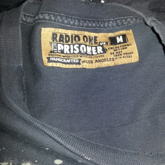 Custom Radio One Vs The Prisoner concert tee - Picture 2 of 2