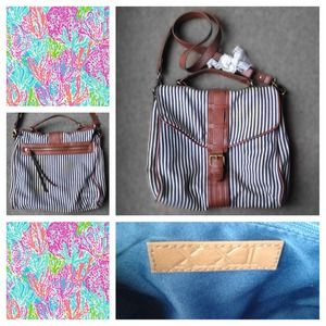 Forever 21 Stripe Crossbody Bag