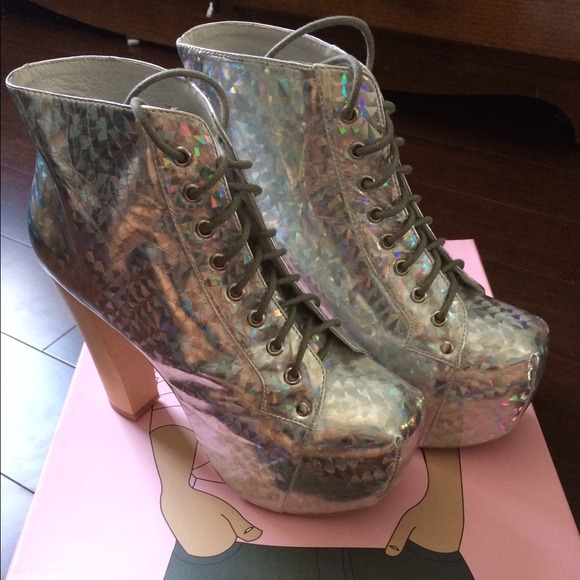 SOLD Jeffrey Campbell Hologram Lita (Size 7)