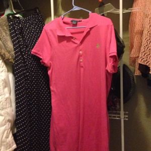 Pink Polo sport dress