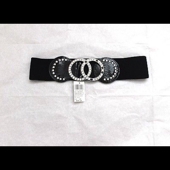 NEW! Sparkly Rhinestone Elastic Waist Belt WetSeal - Picture 1 of 4