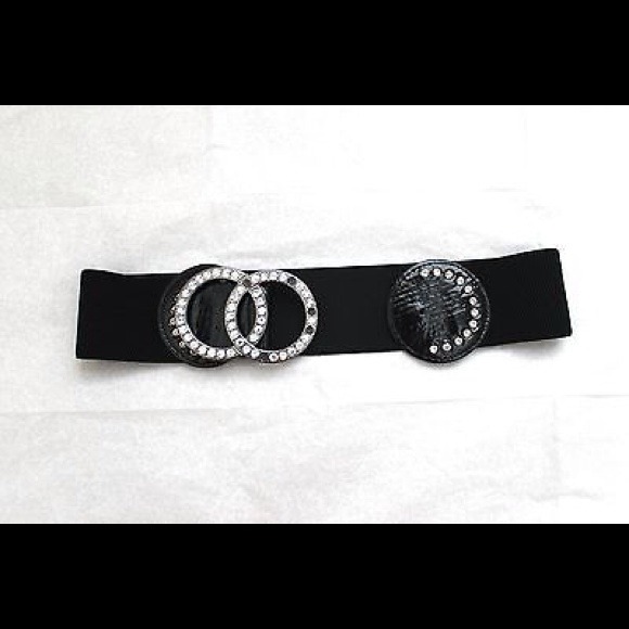 NEW! Sparkly Rhinestone Elastic Waist Belt WetSeal - Picture 4 of 4
