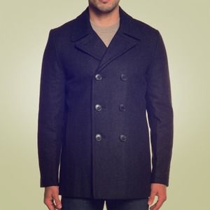 Calvin Klein "Melton" Peacoat - Black