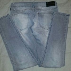 Gray skinny jeans