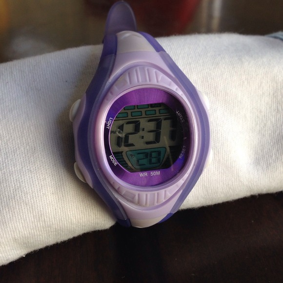 Purple Sports Watch