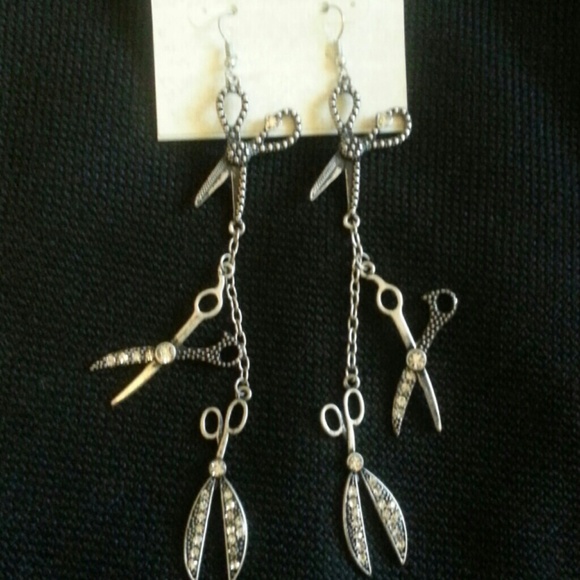Dangle Scissor earrings