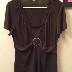 Dressy brown shirt xl