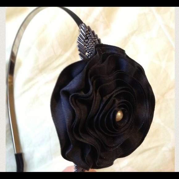Navy blue head band