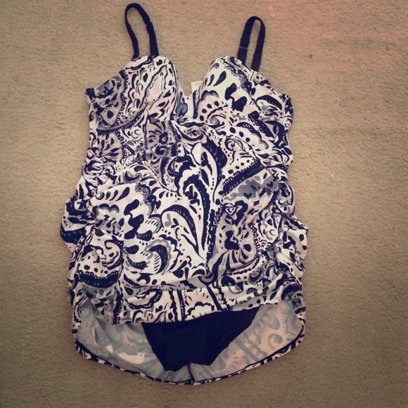 Lane Bryant swimdress!