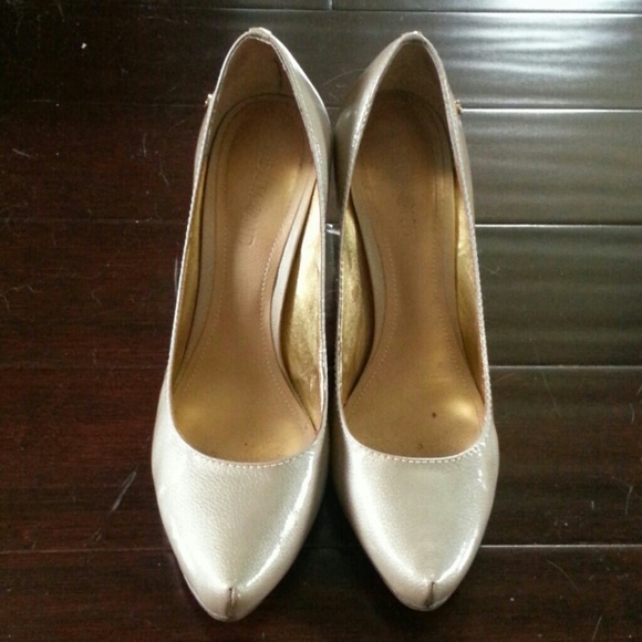 Dumond patent gilver heels
