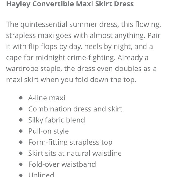 Maxi convertible skirt (black) - Picture 4 of 4