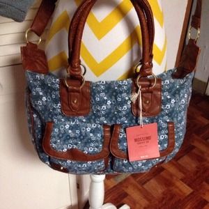 🌸reduced🌸Mossimo floral satchel bag nwt!