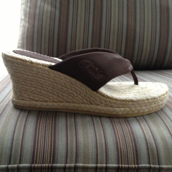 O'Neill wedge flip flops