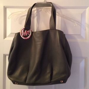 Grey Michael Kors Large Fulton Bag