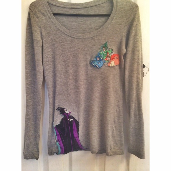 handmade sleeping beauty shirt