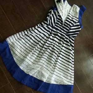 Dresses - Blue with stripes nautical dress Dresses - Blue with stripes nautical dress