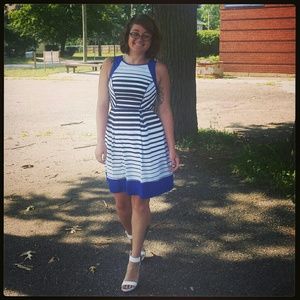 Dresses - Blue with stripes nautical dress Dresses - Blue with stripes nautical dress