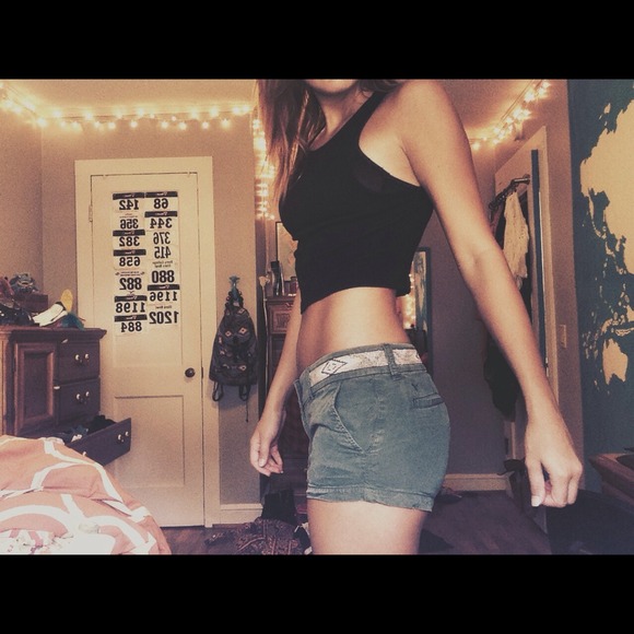 TRADED Green Aztec Shorts