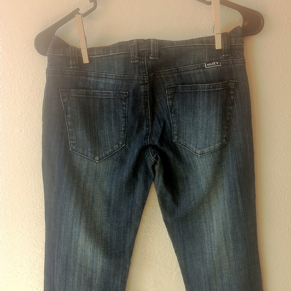 Distressed Roxy Skinny Jeans - Picture 2 of 2