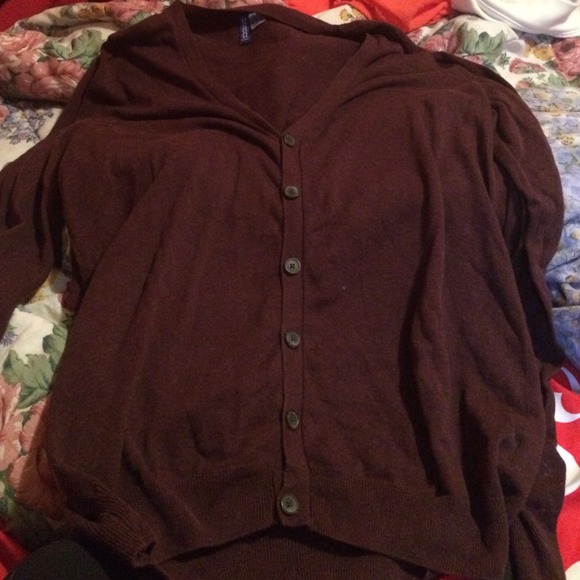 H&m maroon cardigan!