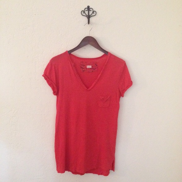 Anthropologie T.LA V-Neck Tee
