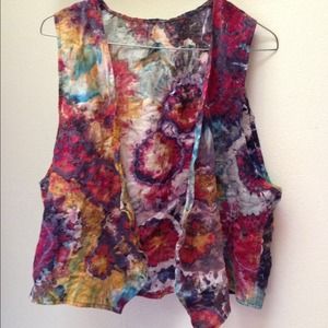 ♻️TRADED♻️Vintage dyed vest