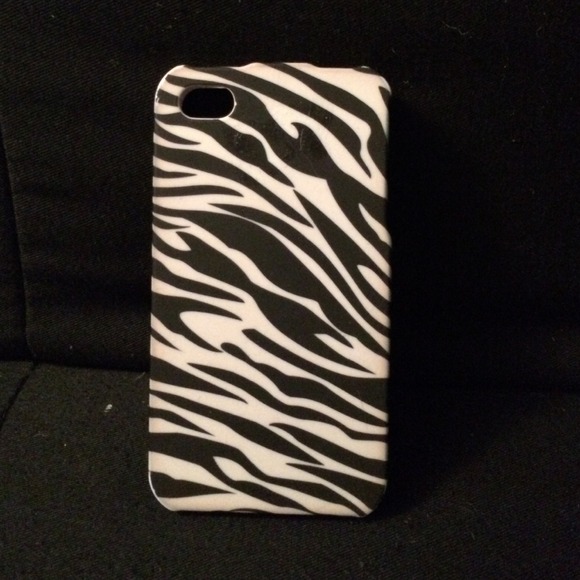 Soft/hard zebra iPhone 4/4s case - Picture 1 of 2