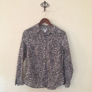 Old Navy Floral Buttondown