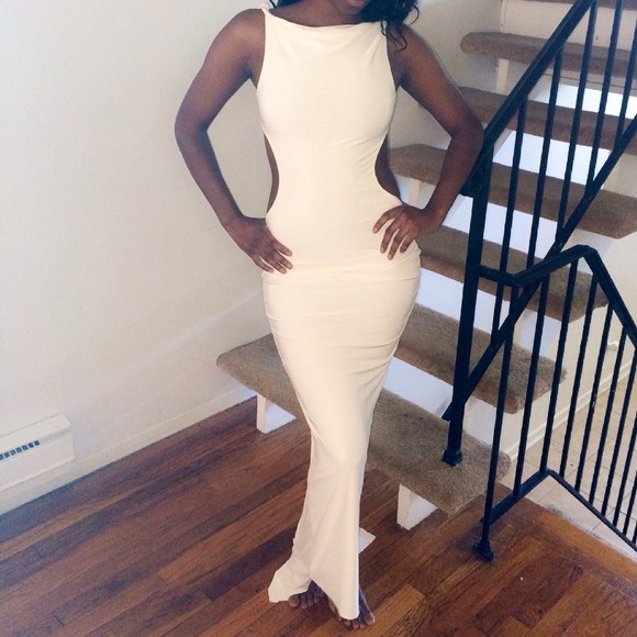 Custom Made Off White Dress