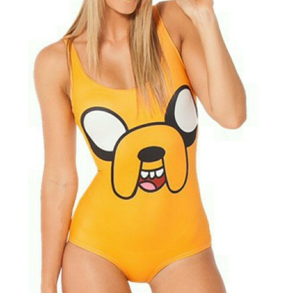 Jake the Dog One Piece Swimsuit Bodysuit Small
