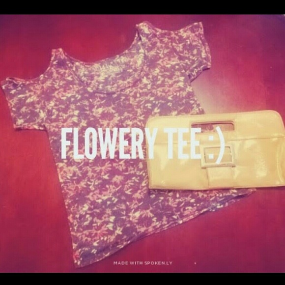 Flowery Tee :)