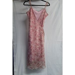 pink floral dress