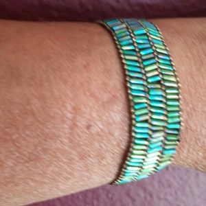 Sm tube bead band bracelet