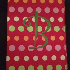 Monogram "B" portfolio/notebook