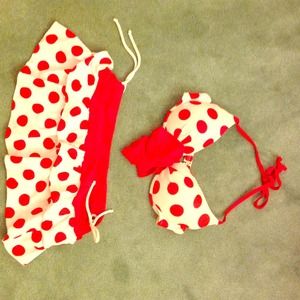 Polka dot bikini
