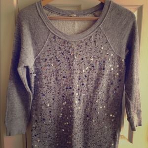 J. Crew Embellished Sweater