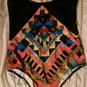 NWOT Maya Hayuk x Billabong small one piece