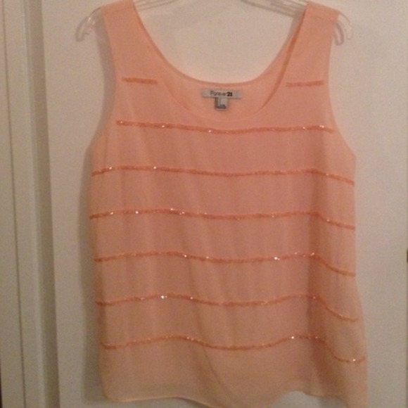 F21 peach top - Picture 1 of 3