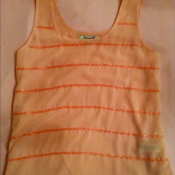 F21 peach top - Picture 2 of 3