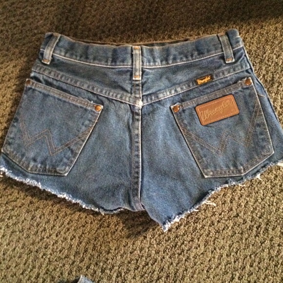 Vintage Distressed Ripped Denim Shorts XS/S - Picture 2 of 4