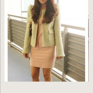 Zara pink structured dress❤️+ AF SHORTS