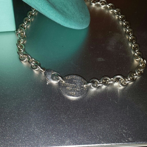 "Sold out"Tiffany dog tag silver necklace - Picture 4 of 4