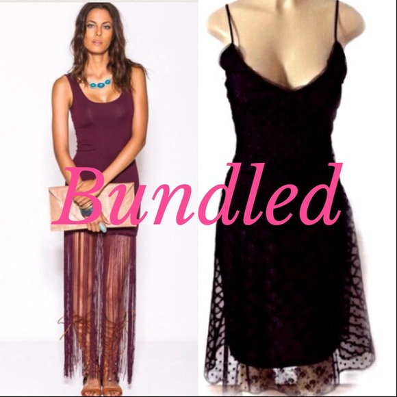 Sexy Burgundy Maxi Dress