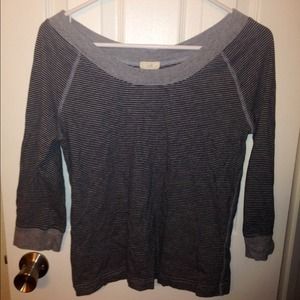 Cropped Stripped J.Jill Top