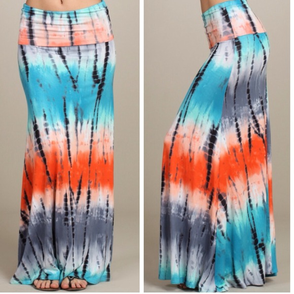 Dresses & Skirts - Tie Dye Maxi Skirt