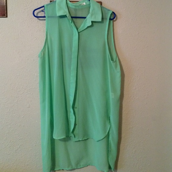 Mint Hi Low Top & UH Shirt Bundle