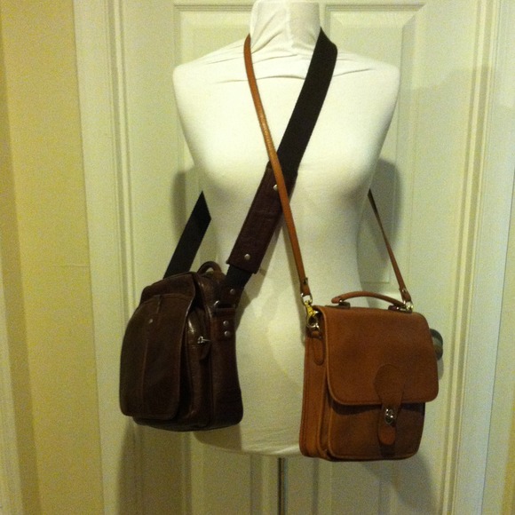 Brown Leather vintage purse's