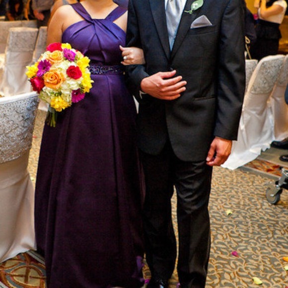 • Purple • Dress •