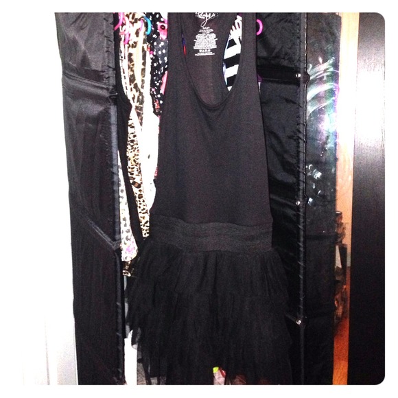 Black tutu dress.