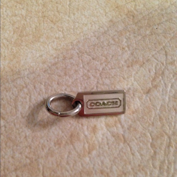 Silver COACH charm!
